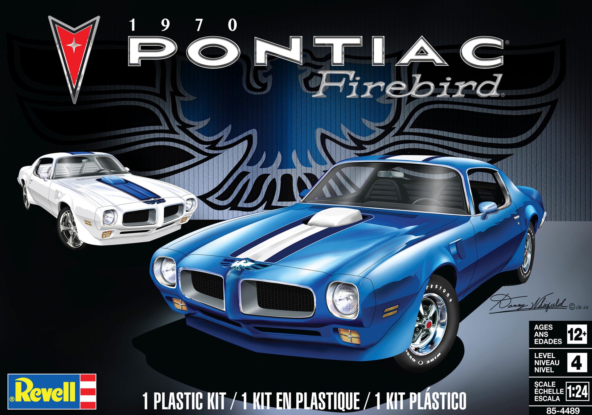 1970 Pontiac Firebird, 1/24 Scale Model Kit Box Cover