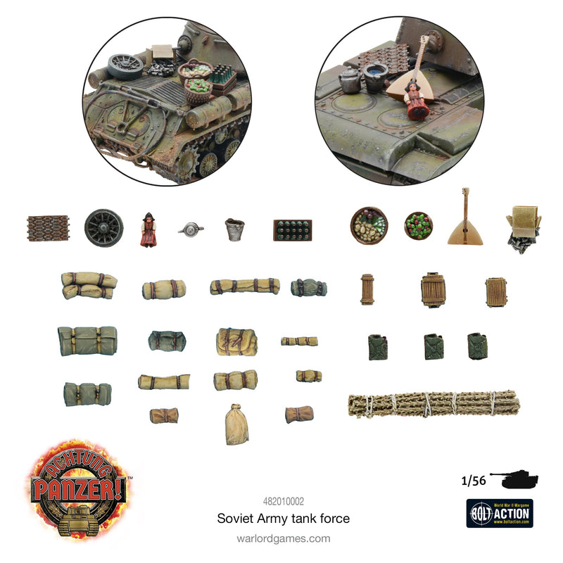 Bolt Action Achtung Panzer! Soviet Army Tank Force Acessories