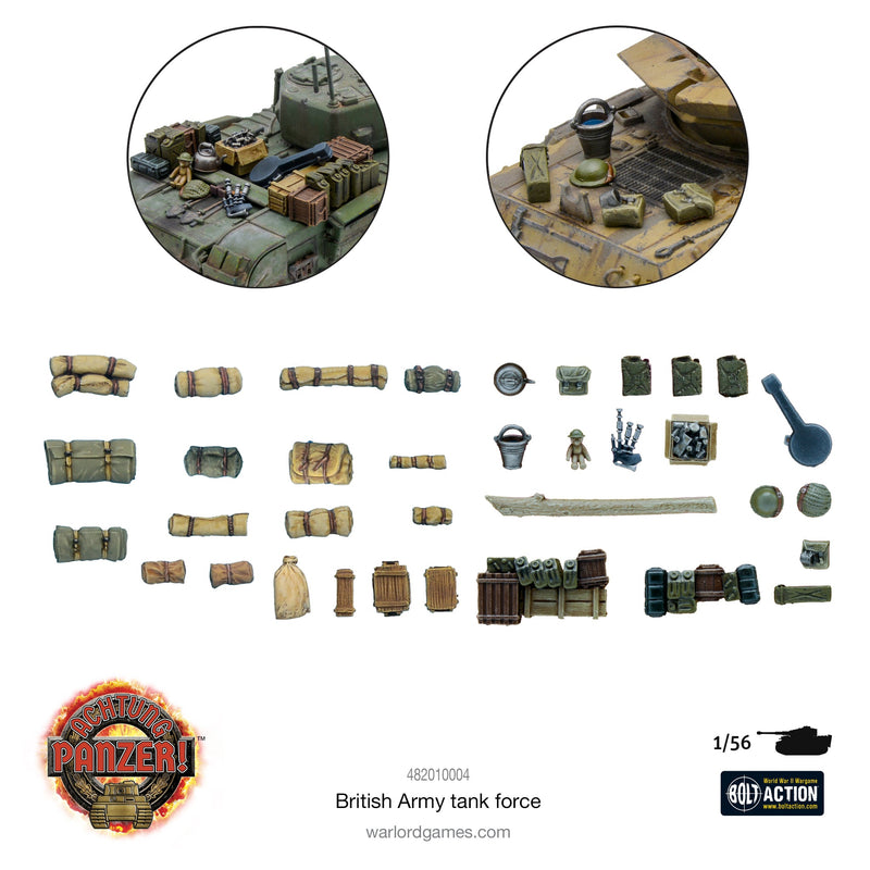 Bolt Action Achtung Panzer! British Tank Force Accessories