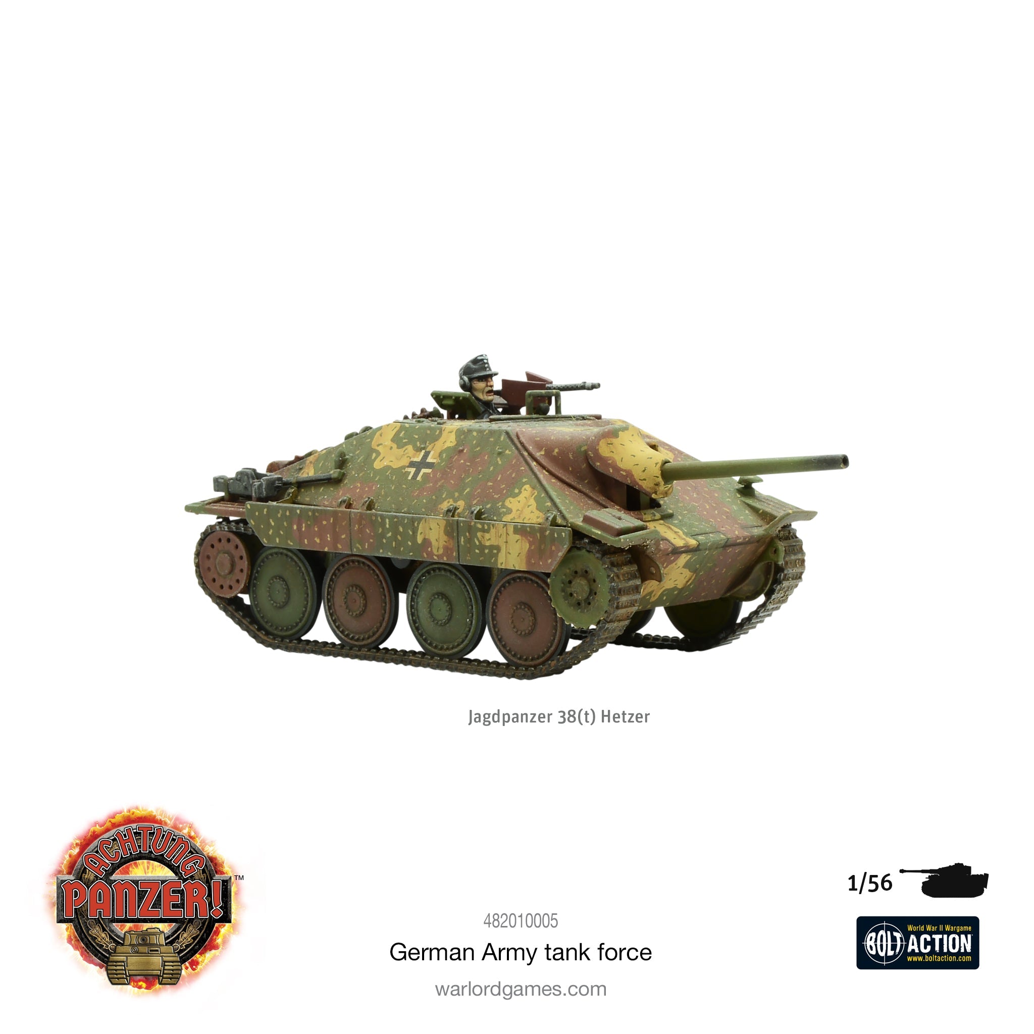 Bolt Action Achtung Panzer! German Army Tank Force Japdpanzer Hetzer