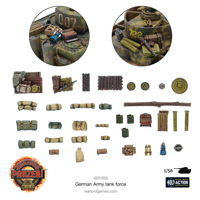 Bolt Action Achtung Panzer! German Army Tank Force Accessories