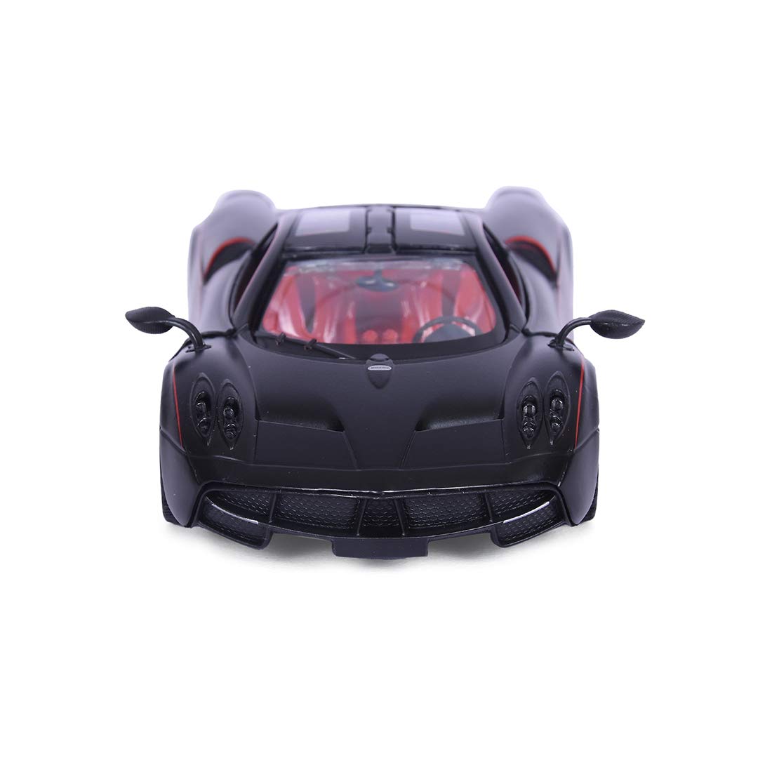 Pagani Huayra Satin Finish (Black)1:24 Scale Diecast Car Front View