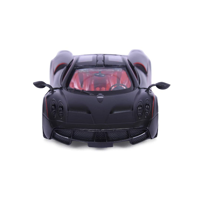 Pagani Huayra Satin Finish (Black)1:24 Scale Diecast Car Front View