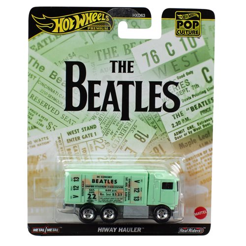 Hot Wheels Pop Culture 2024 Mix 4 Collection 1/64 Scale Diecast Cars Hiway Hauler The Beatles