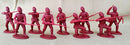 Zulu War British Infantry in Badged Sun-Helmets, 54 mm (1/32) Scale Plastic Figures
