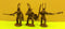 Zulu War, Zulu with Rifles Including Zulu Officers, 54 mm (1/32) Scale Plastic Figures Officers