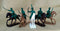 Napoleonic Wars French Chasseurs (Mounted) with Officer 1803-1815, 54 mm (1/32) Scale Plastic Figures