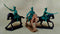 Napoleonic Wars French Chasseurs (Mounted) with Officer 1803-1815, 54 mm (1/32) Scale Plastic Figures Poses