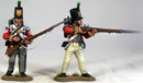 Napoleonic Peninsular War British Infantry Flank Companies, 1/32 (54 mm) Scale Model Plastic Figures Close Up 