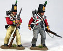 Napoleonic Peninsular War British Infantry Flank Companies, 1/32 (54 mm) Scale Model Plastic Figures Close Up