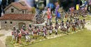 Napoleonic Peninsular War British Infantry Flank Companies, 1/32 (54 mm) Scale Model Plastic Figures Diorama Example
