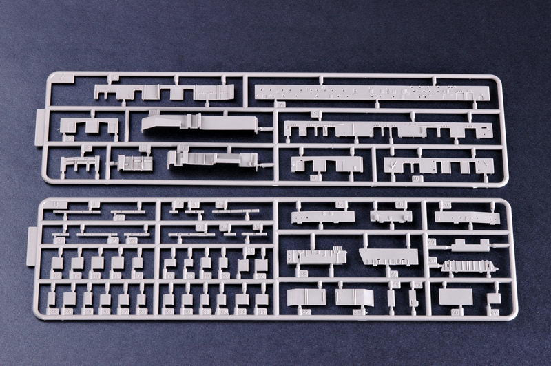 USS Yorktown Aircraft Carrier CV-10 1945, 1:700 Scale Model Kit Example Sprue