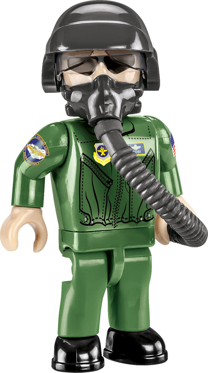 Lockheed Martin C-130 Hercules, 1/61 Scale 602 Piece Block Kit Pilot Minifig