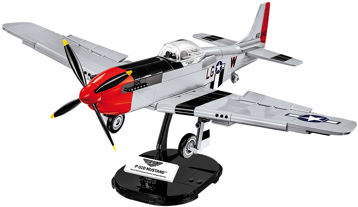 Top Gun Maverick North American P-51D Mustang, 350 Piece Block Kit