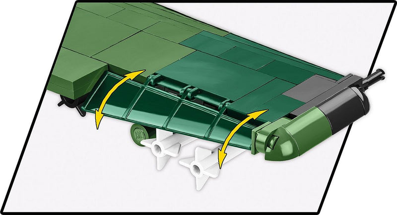 Fairchild Republic A-10 Thunderbolt II Warthog (Desert Storm) , 667 Piece Block Kit Aileron Details