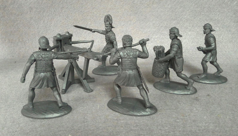 Early Imperial Roman Artillery (Scorpio Bolt-Shooters), 60 mm (1/30) Scale Plastic Figures Rear View