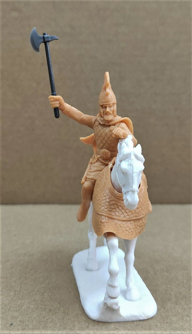 Classical Persian Satrap Guard Cavalry (Phrygian), 60 mm (1/30) Scale Plastic Figures Axeman Close Up