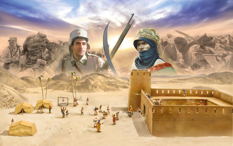 Beau Geste: Algerian Tuareg Revolt 1877-1912, 1/72 Scale Plastic Diorama Battle Set Box Art