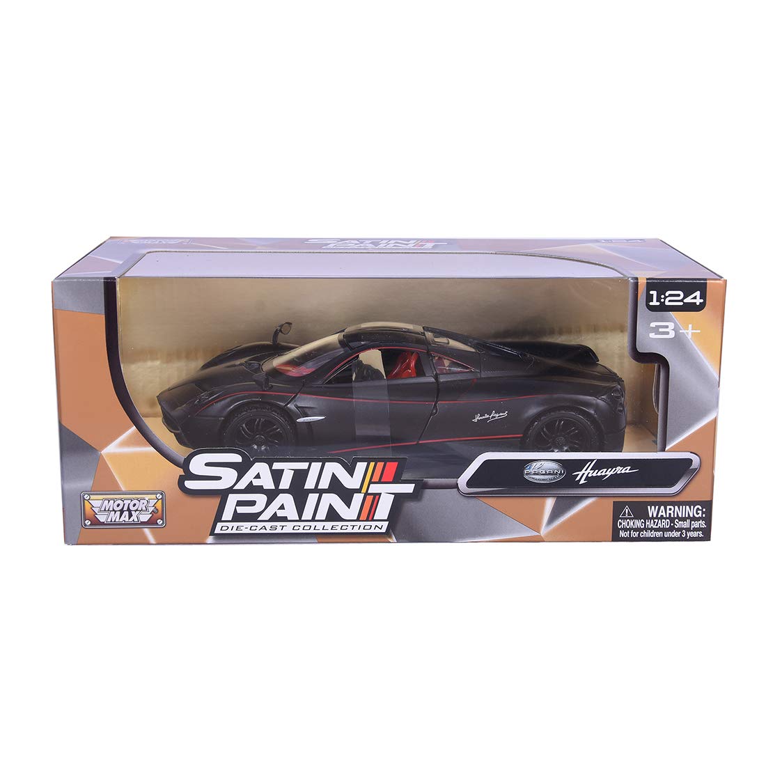 Pagani Huayra Satin Finish (Black)1:24 Scale Diecast Car