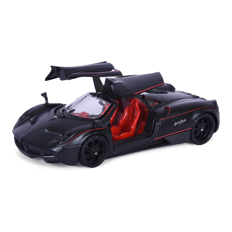 Pagani Huayra Satin Finish (Black)1:24 Scale Diecast Car Open Doors