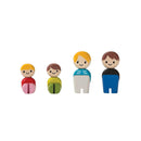 Plan Toys Wooden Doll Family (Light Skin Tone)