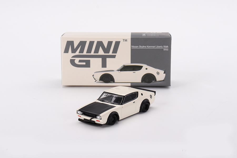 Nissan Skyline Kenmeri Liberty Walk (White) 1:64 Scale Diecast Car