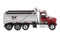Western Star 4700 SF (Metallic Red) W/ Dump Truck, 1:50 Scale Model Right Side View