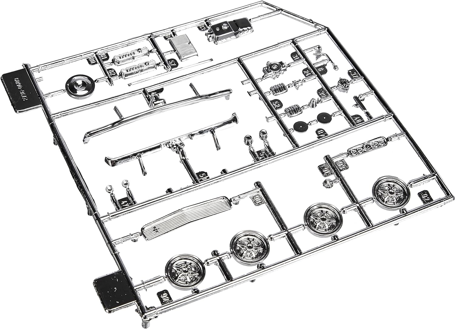 1966 Shelby Mustang GT350H 1/24 Scale Model Kit Plated Frame