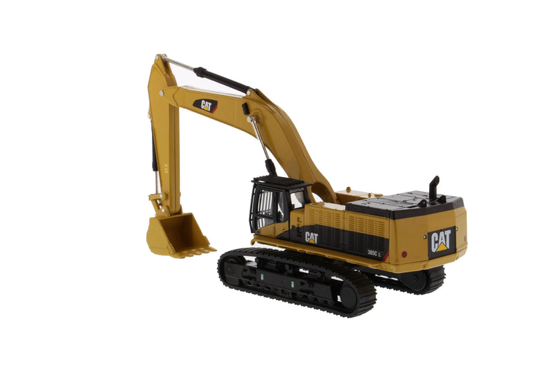 Caterpillar 385C L Hydraulic Excavator 1:64 Scale Diecast Model Left Rear View