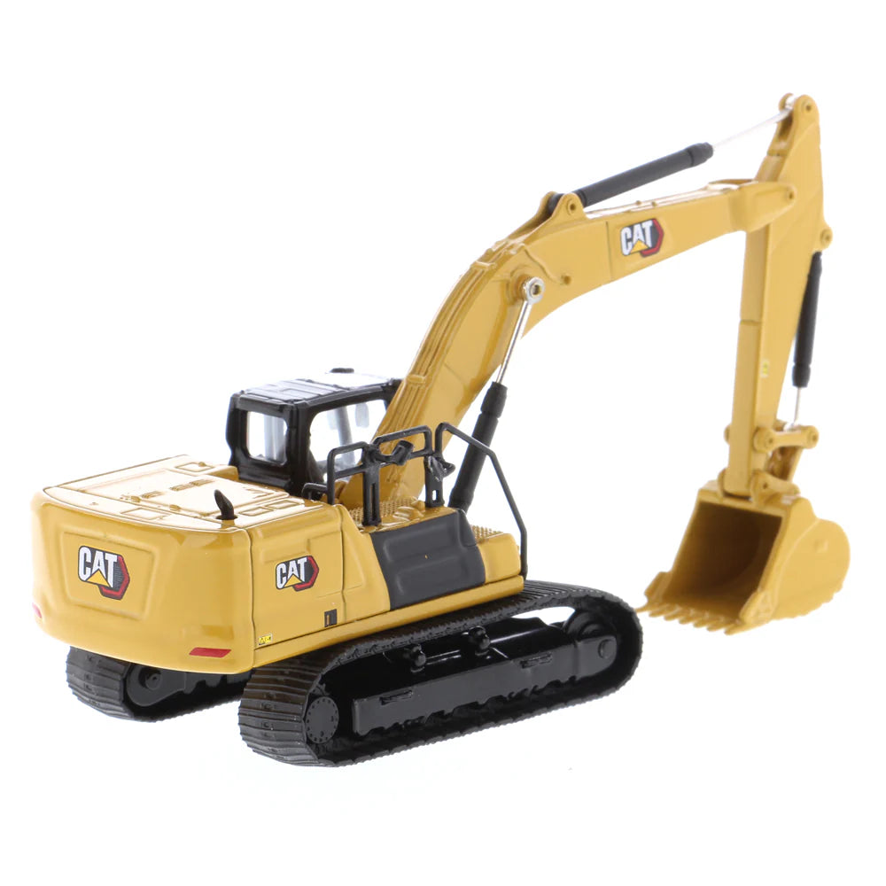 Caterpillar 336 Hydraulic Excavator – Nex Generation  1:87 (HO) Scale Model Right Rear View