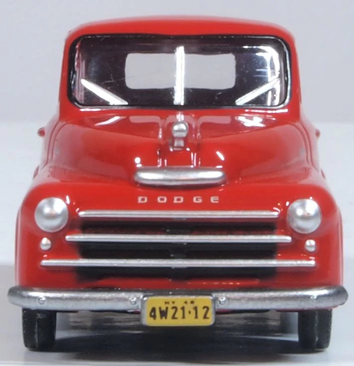 Dodge B-1B Pickup 1948 (Red) 1:87 Scale Diecast Model Front View