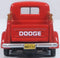 Dodge B-1B Pickup 1948 (Red) 1:87 Scale Diecast Model Rear View