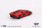 Lamborghini Countach LPI 800-4 (Rosso Mars) 1:64 Scale Diecast Car Right Rear View