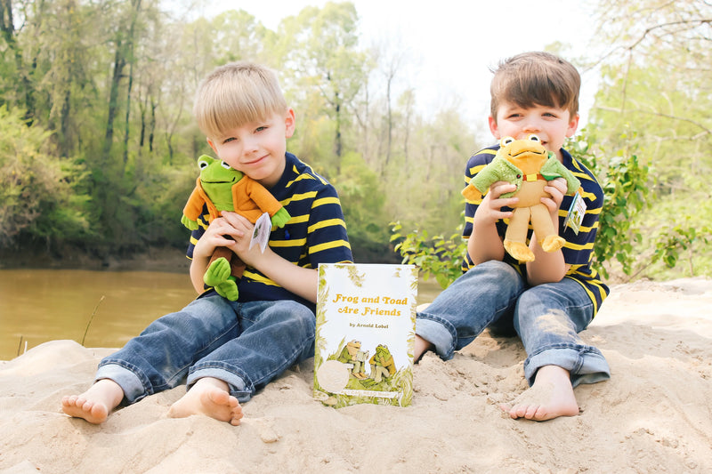 Frog Soft Toy  With Toad and Book
