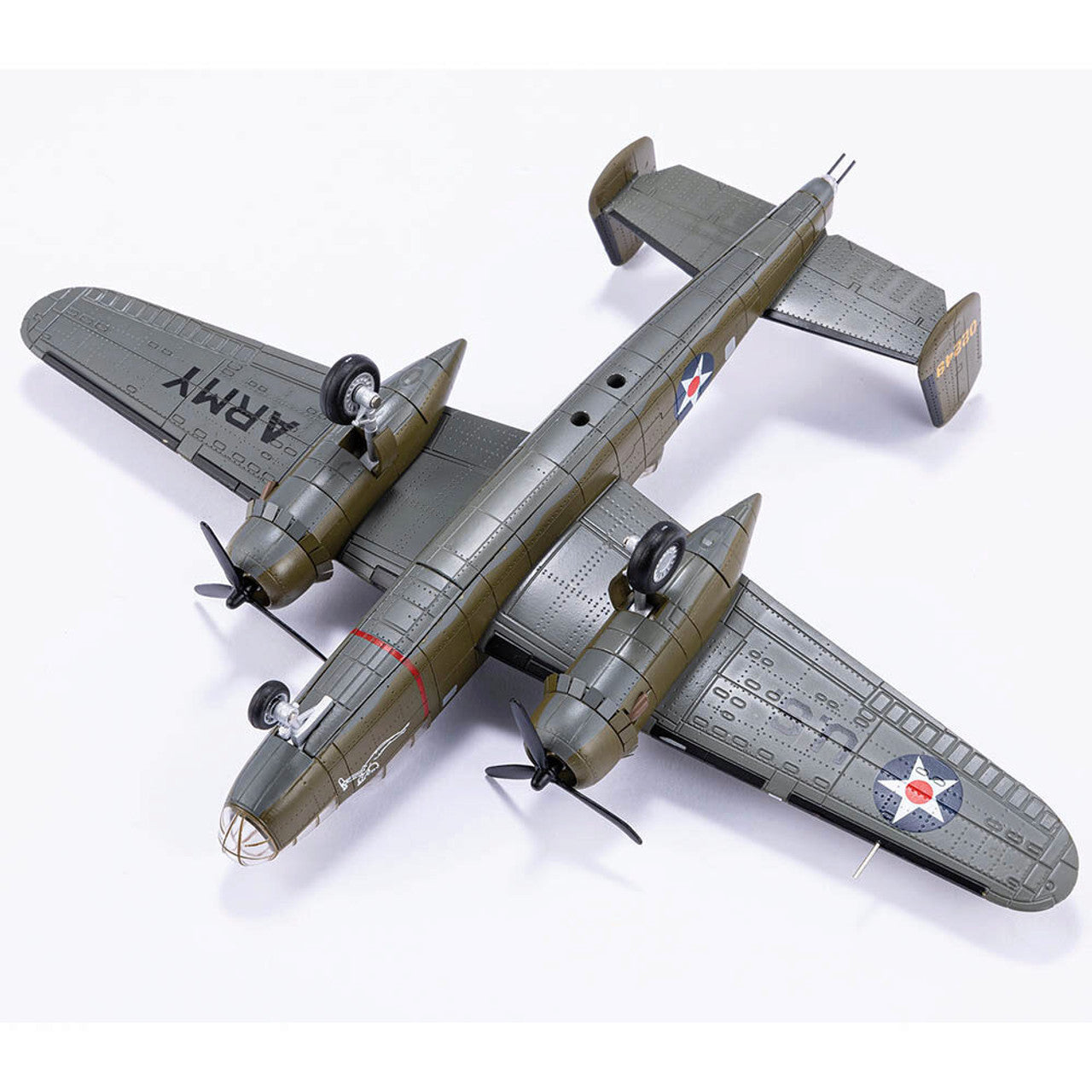 North American B-25B Mitchell “Hari Kari-er” Doolittle Raid 1942, 1/72 Scale Diecast Model Bottom  View