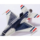 Lockheed Martin (General Dynamics) F-16 Fighting Falcon USAF Thunderbirds, 1:100 Scale Diecast Model Bottom View