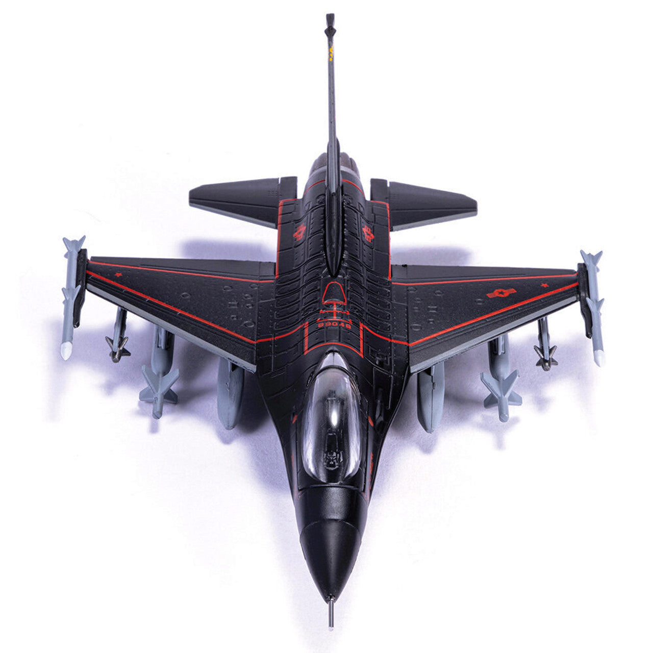 Lockheed Martin (General Dynamics) F-16 Fighting Falcon 64th Aggressor Squadron, 1:100 Scale Diecast Model Front View