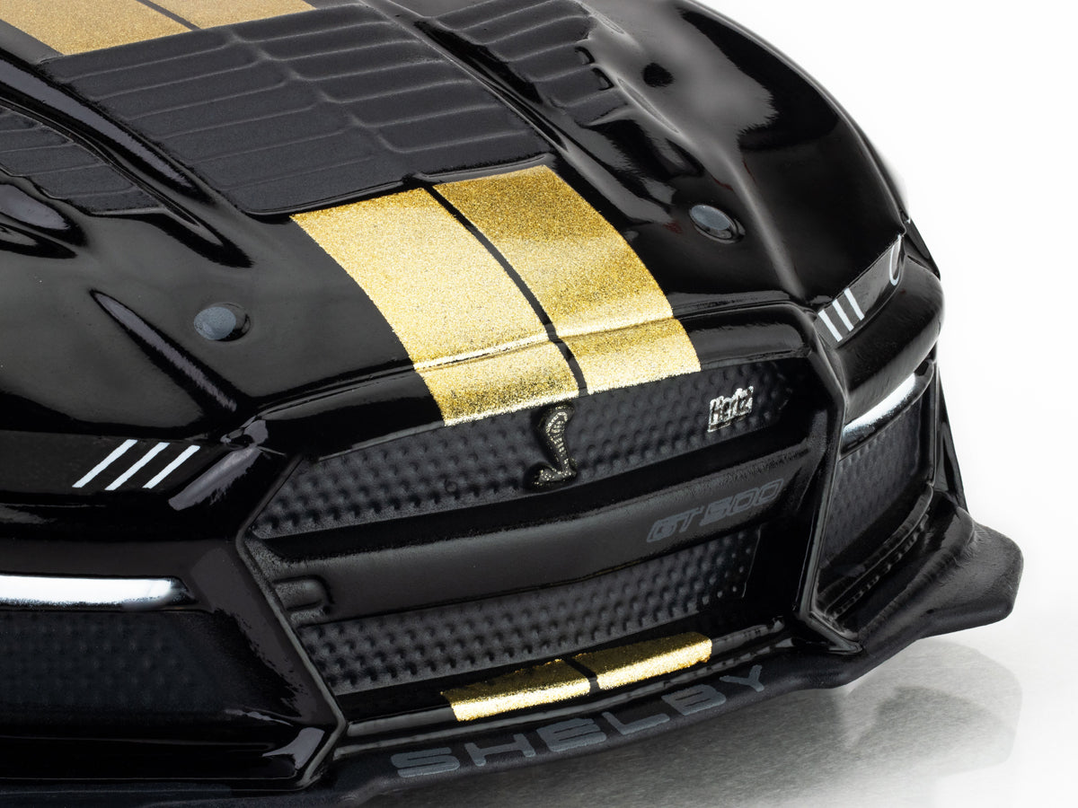 AFX Racing 2022 Shelby Mustang GT500H 1:64 scale HO Slot Car Hood & Grill Closeup