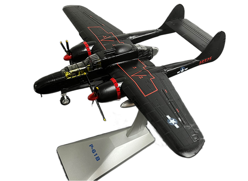 Northrop P-61B Black Widow “Midnight Belle” 1944, 1:72 Scale Diecast Model