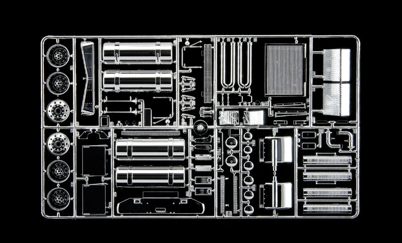 American Superliner 1/24 Scale Model Kit Chrome Parts Frame