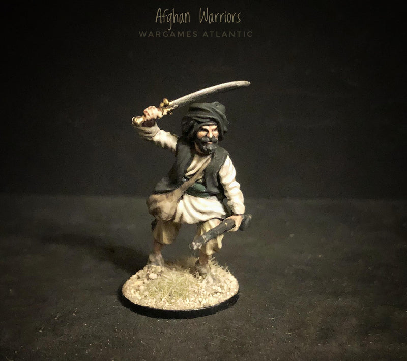 Afghan Warriors 28 mm Scale Model Plastic Figures Warrior Close Up