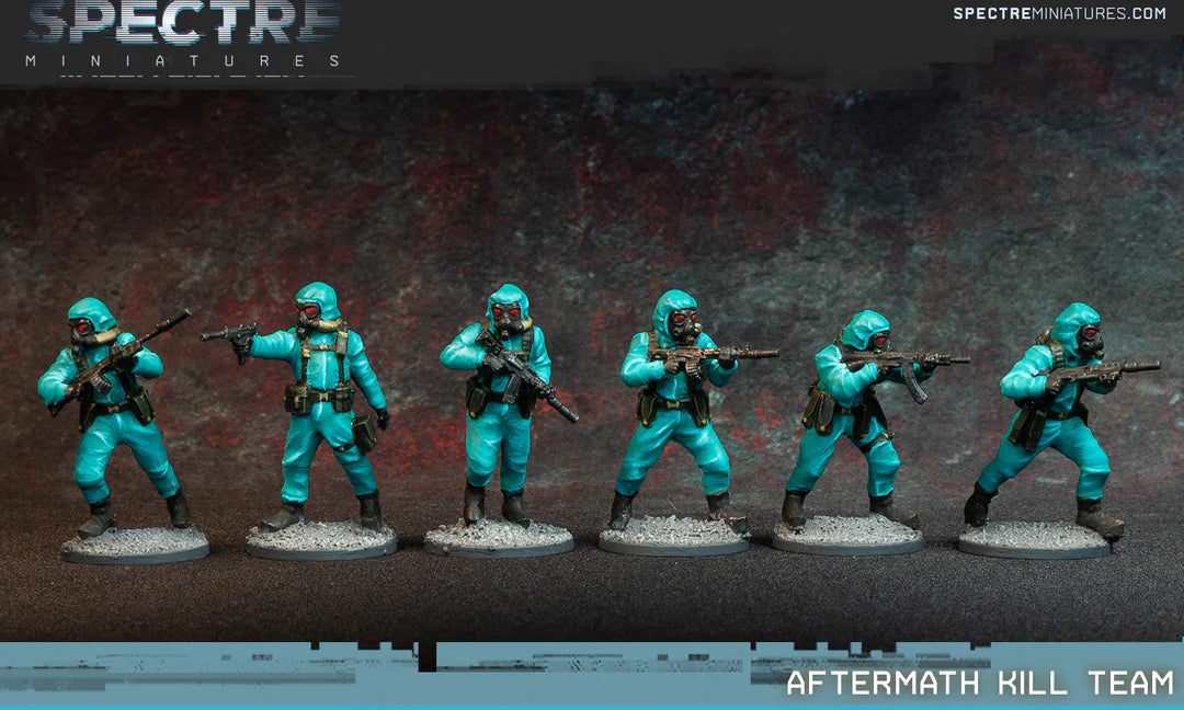 Aftermath Kill Team 28mm Scale Figures Painted Example Chemical Color