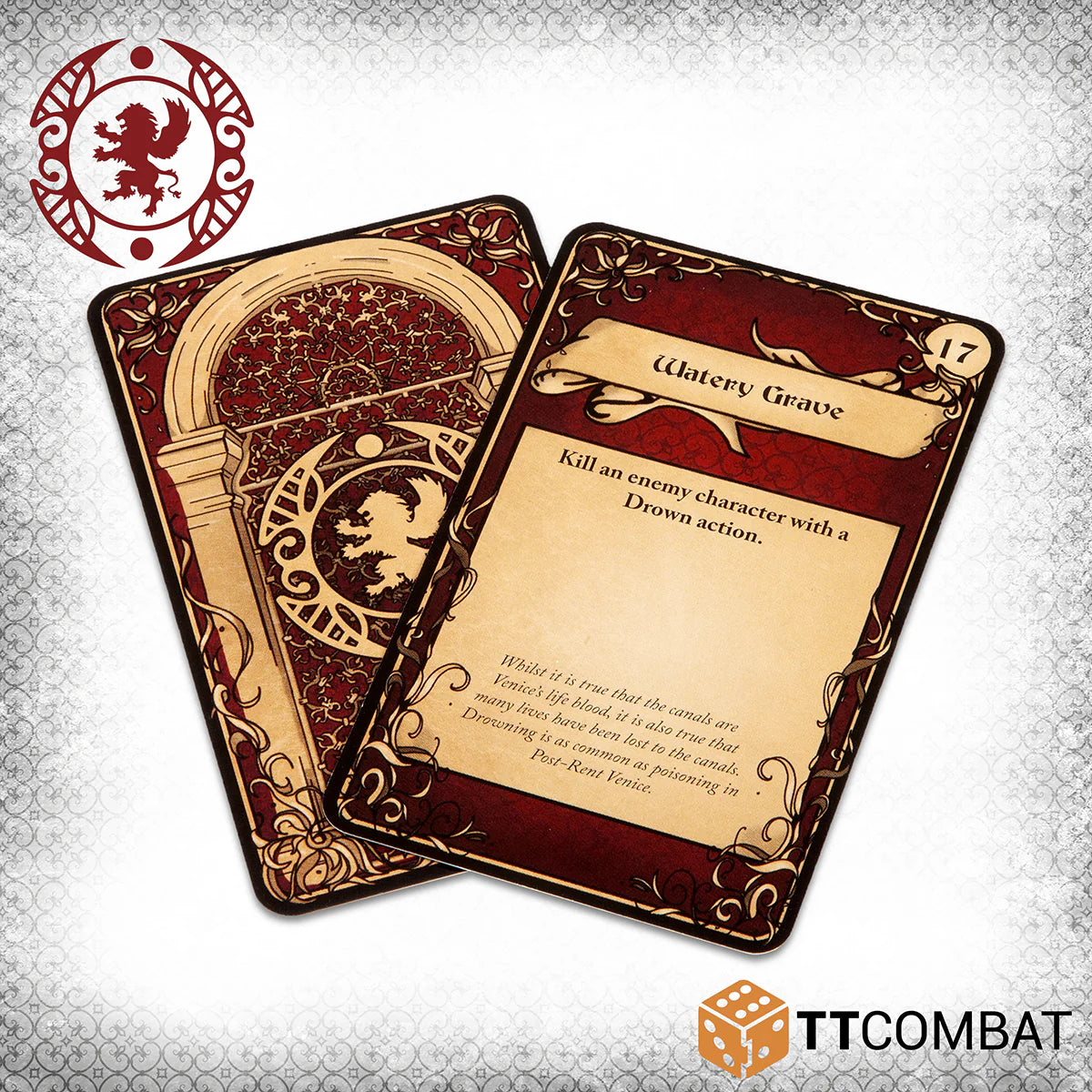Carnevale Agenda Cards Close Up