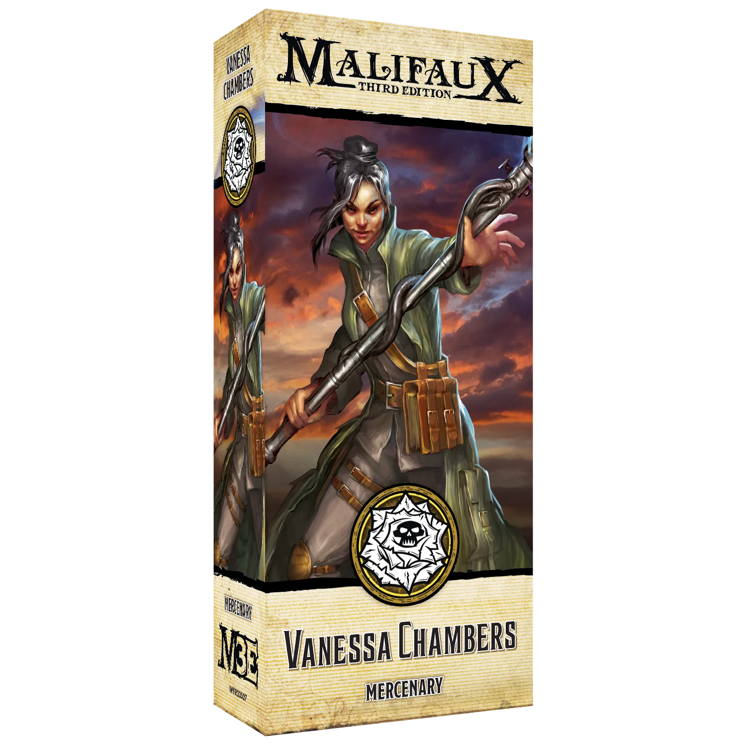 Malifaux (M3E) The Outcasts “Alt Vanessa Chambers , 32 mm Scale Model Plastic Figure