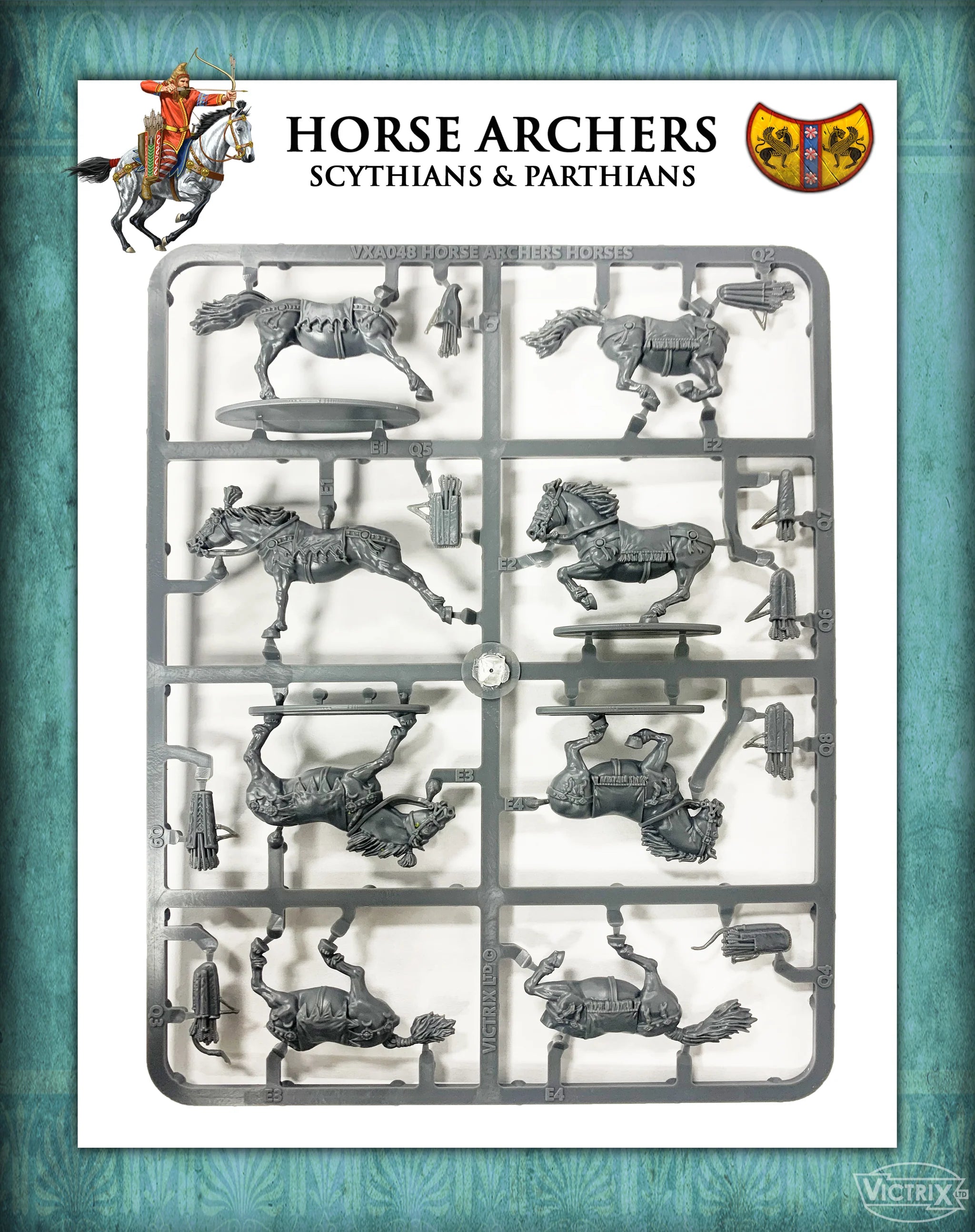 Ancient Horse Archers (Scythians & Parthians), 28 mm Scale Model Plastic Figures Horse Frame