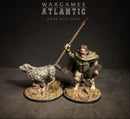 Dark Age Irish Warriors, 28 mm Scale Model Plastic Figures Spearman & Wolfhound