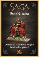 SAGA Ordenstaat Teutonic Knights Starter Warband, 28 mm Scale Metallic Figures