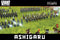 Ashigaru 10mm Scale Model Plastic Figures