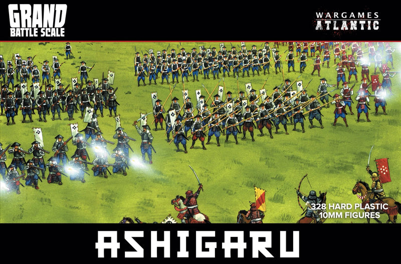 Ashigaru 10mm Scale Model Plastic Figures