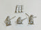 Test of Honour Ashigaru Spearmen 28 mm Scale Metal Figures